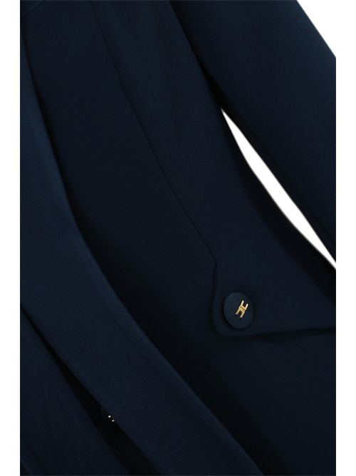 Giacca smoking in crepe con revers Elisabetta Franchi | GI13351E2DC8
